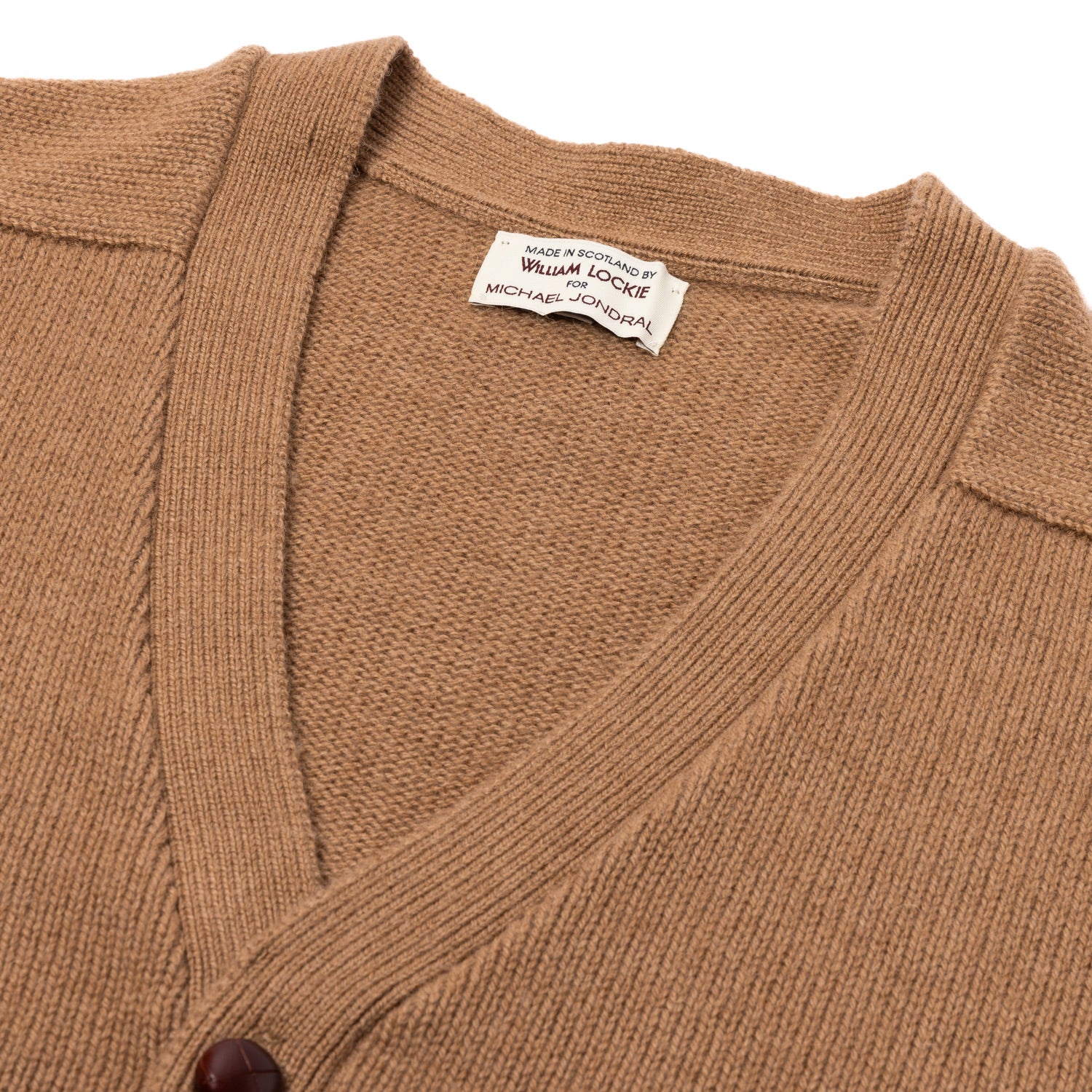 Cardigan "Datched" made from pure Camel Hair